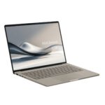 asus zenbook snapdragon x plus mobile processor left view