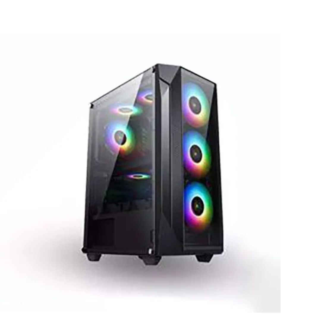ryzen 5 gaming pc build side view
