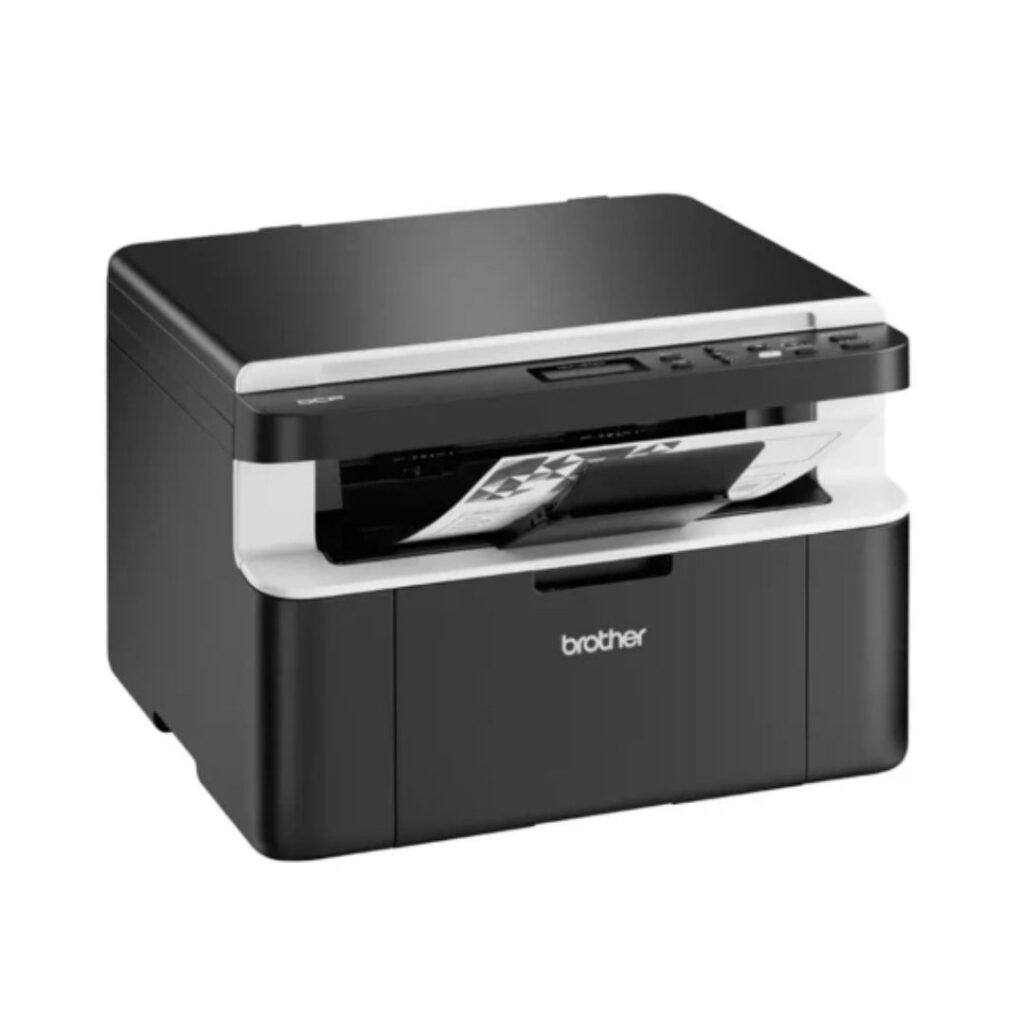 brother dcp 1612 wireless 3 in 1 printer left side view