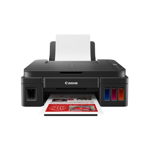 canon pixma g3010 color printer front view
