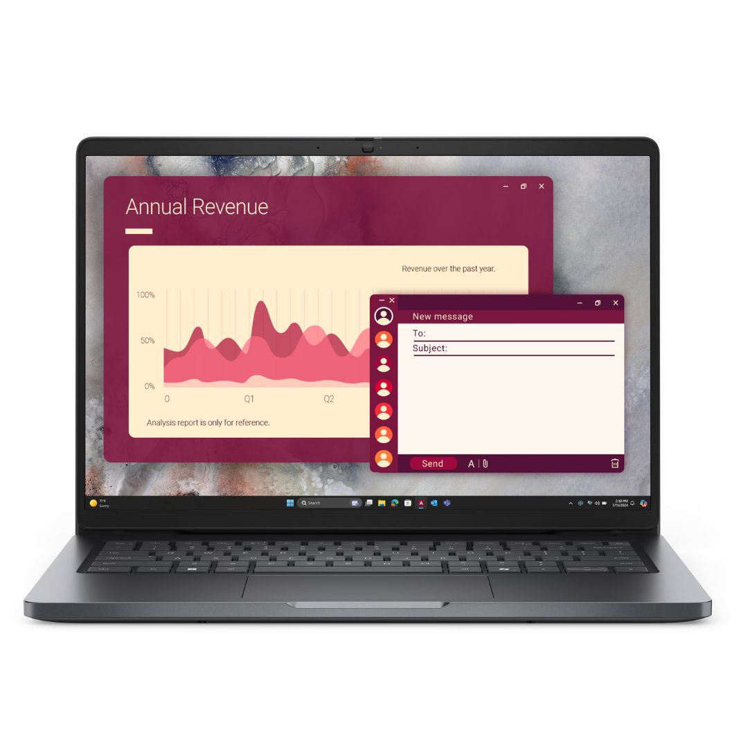 dell 14 pro core 5 120u series 1 processor in nepal front view