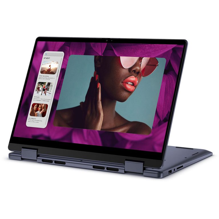 dell inspiron 7445 2 in 1 ryzen 5 flipped front view