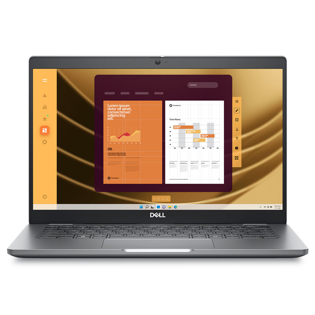 dell lalitude ultra 5 front view