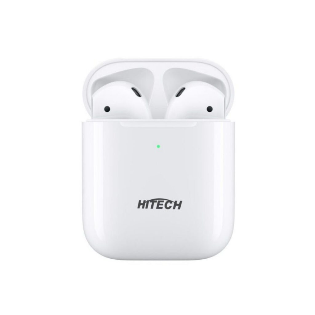 hi tech m2 20 wireless bluetooth earpods front view