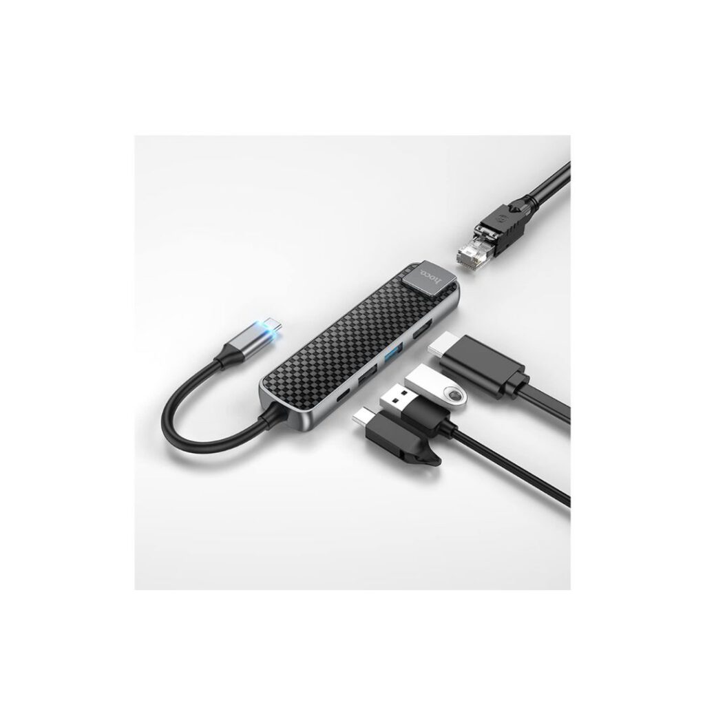hoco hb 23 5 in 1 adapter type c