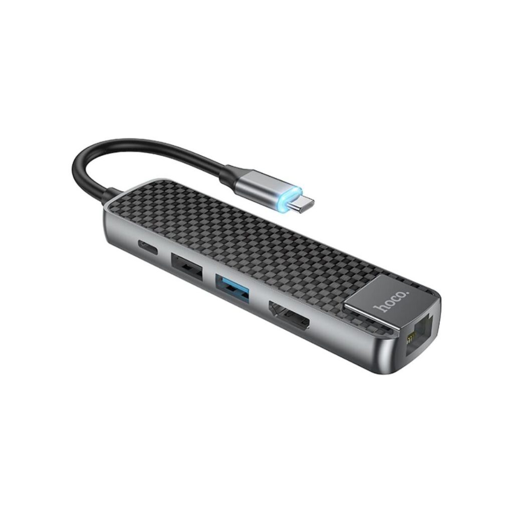 hoco hb 23 5 in 1 adapter type c