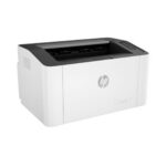 hp laser 107w printer side view