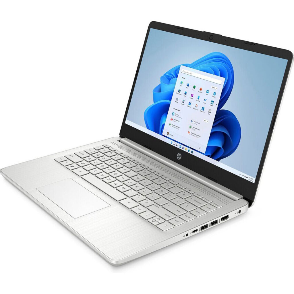 hp notebook 14 core i3 1315u 14 inch right view