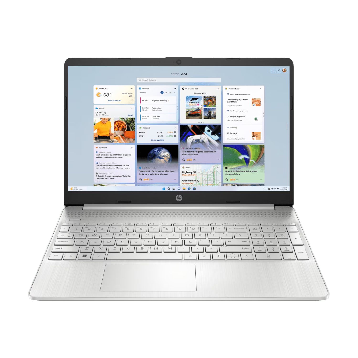 hp notebook 15s core i3 1215u 15 inch fhd in nepal front view