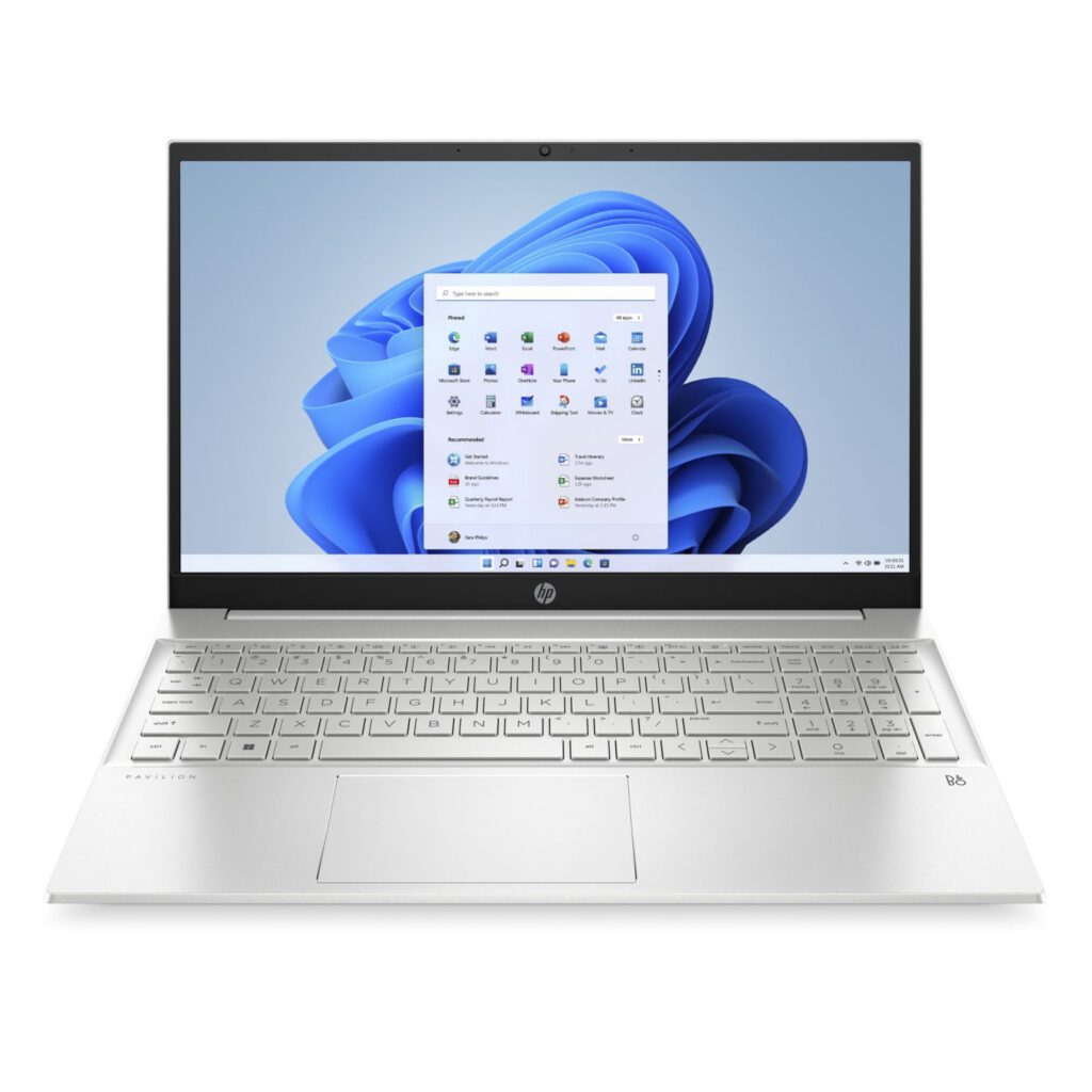hp pavilion 15 core i5 13th gen front view