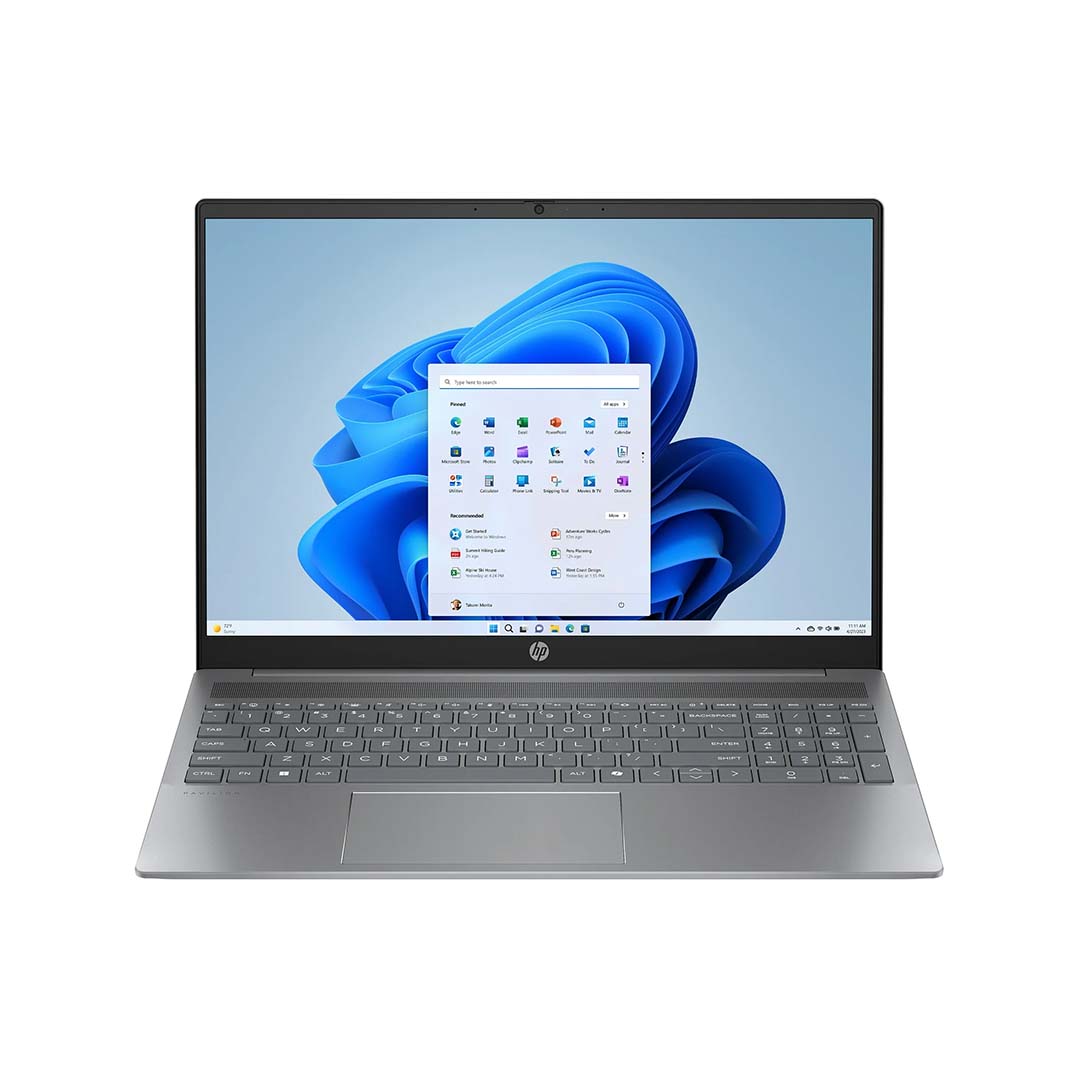 hp pavilion 16 ryzen 7 front view