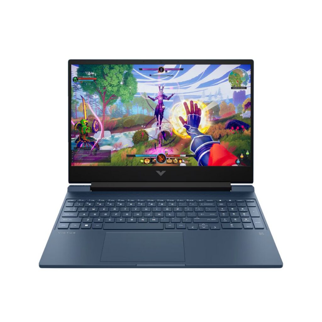 hp victus 15 gaming laptop i5 front view