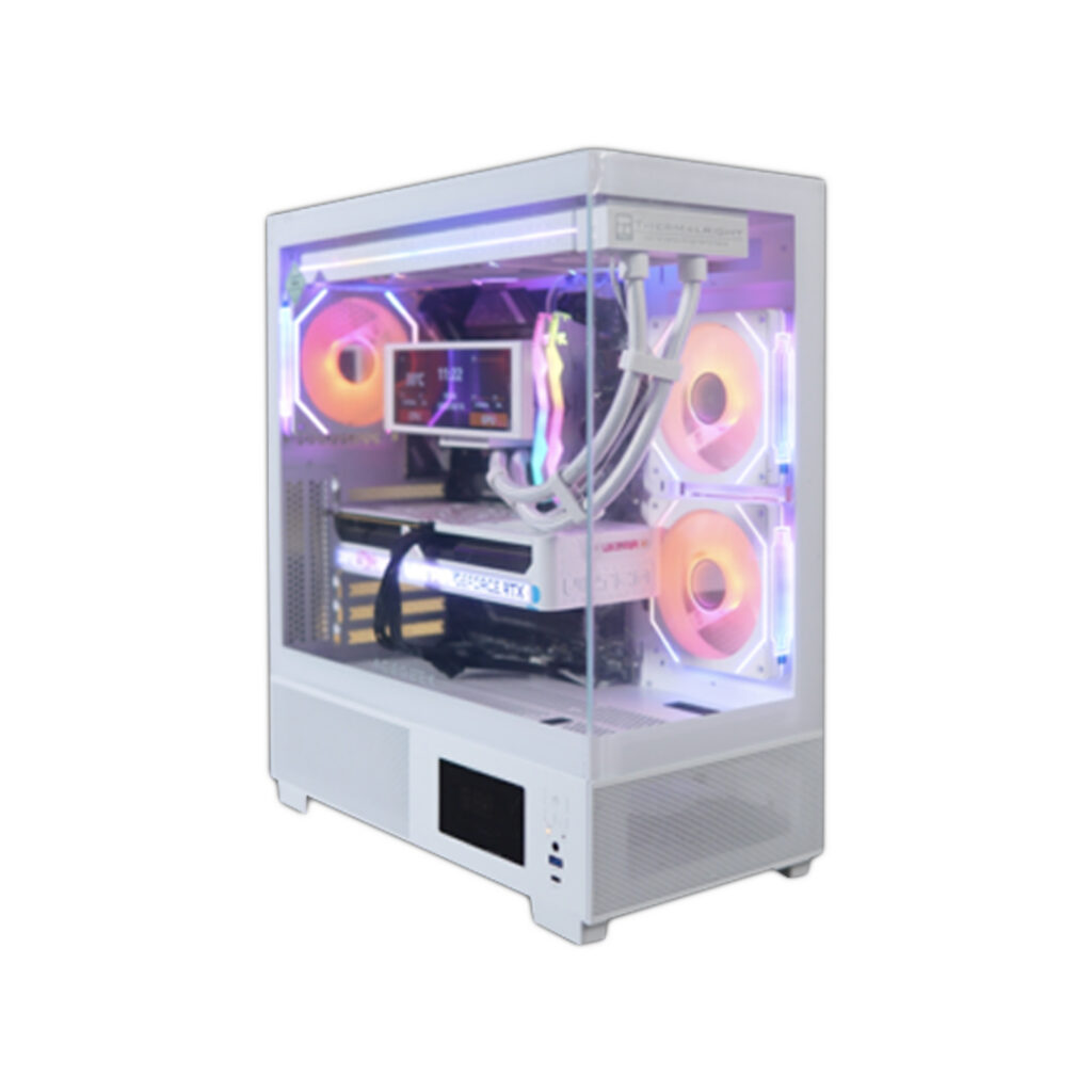 core i7 rtx 5060 gaming pc right side view