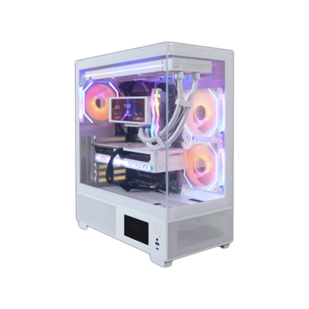 core i7 rtx 5060 gaming pc right side view