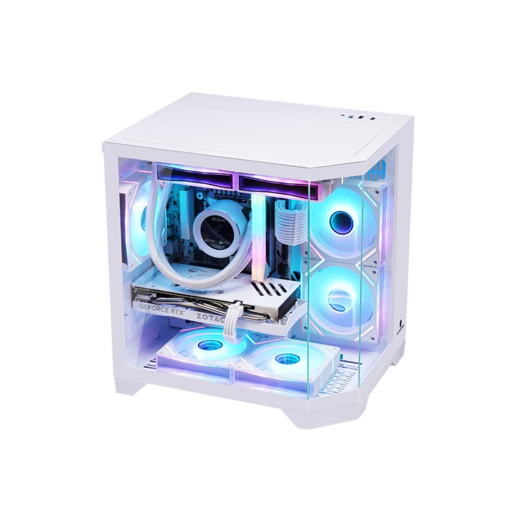 intel i5 14th gen rtx 3060 gaming pc left view