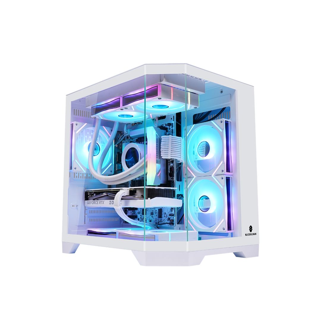 core i7 rtx 3060 gaming pc left side view