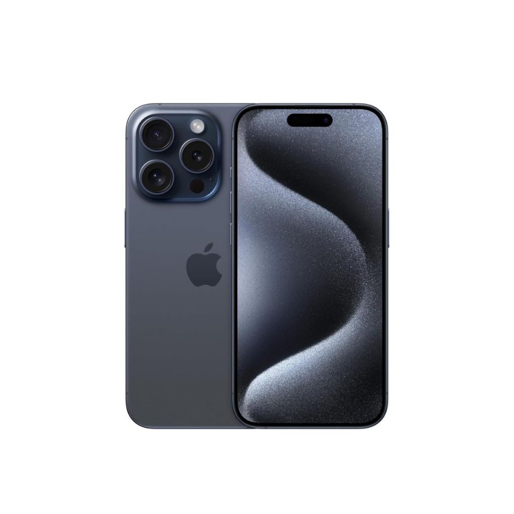 iphone 15 pro in blue color