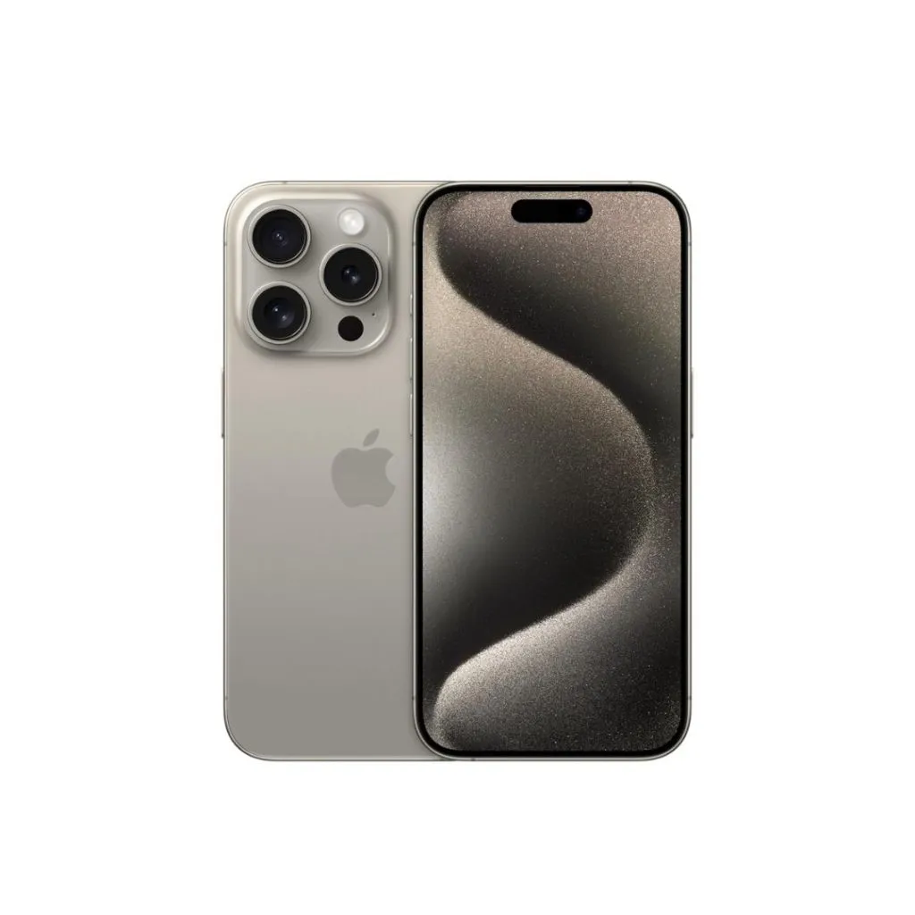 iphone 15 pro in natural color