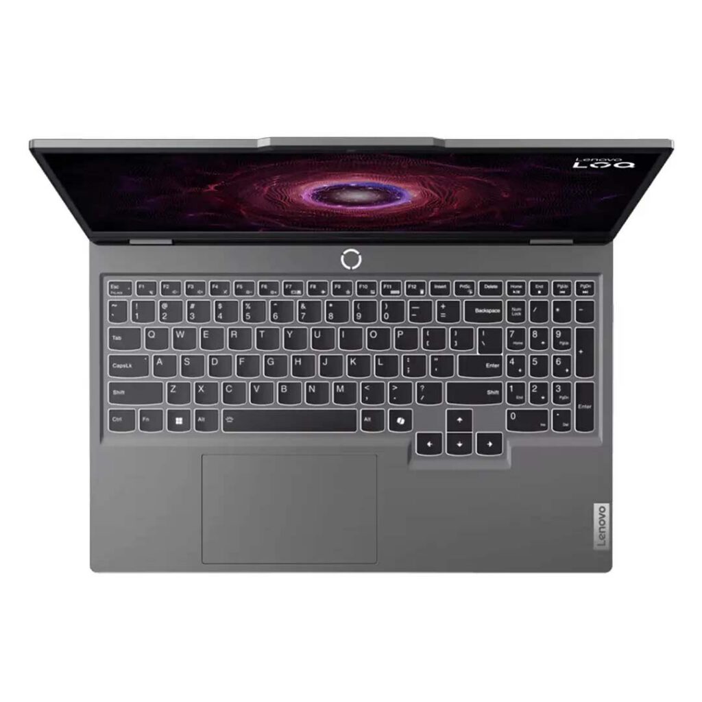 lenovo loq 15 ryzen 5 top view