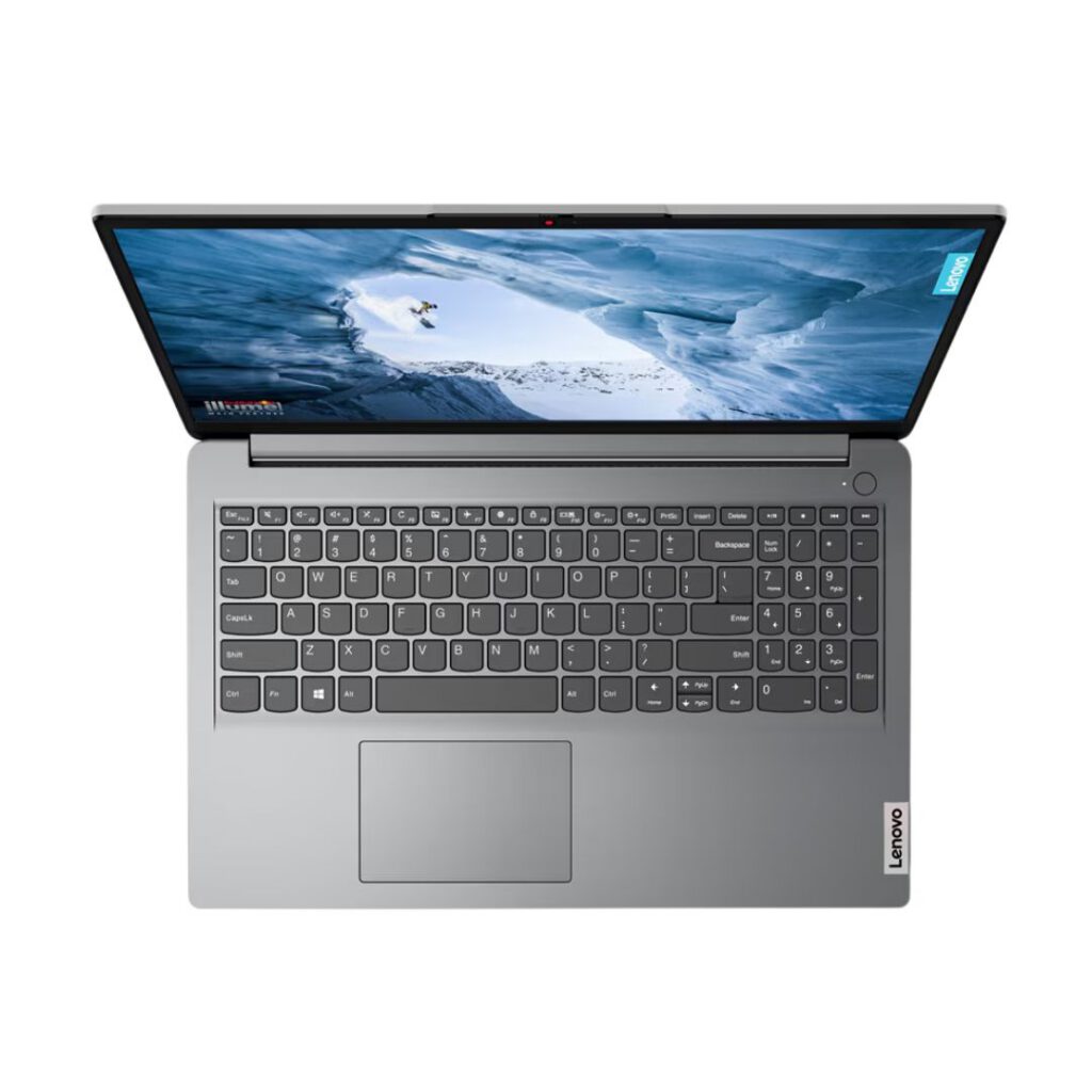 lenovo ideapad 1i 15 celeron top view