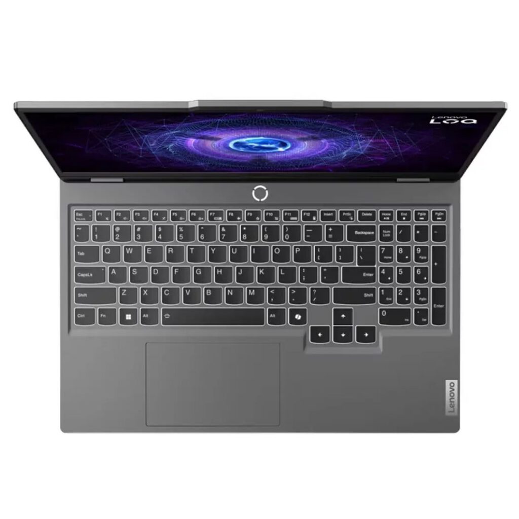 lenovo loq 15 15ixa9 core i5 top view