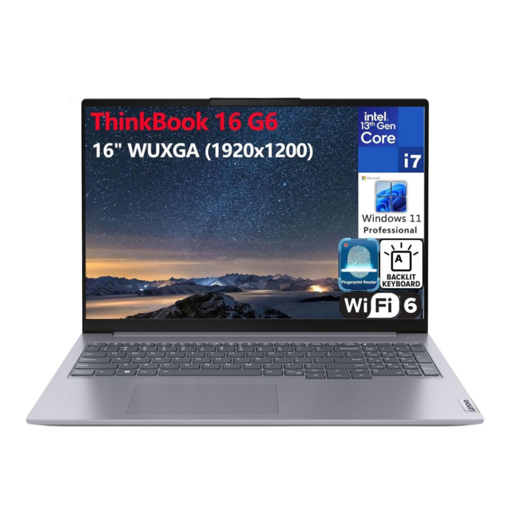 lenovo thinkbook 16 i7 front view