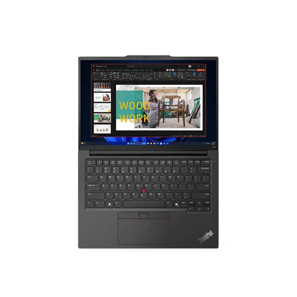 lenovo thinkpad e14 ultra 5 flat top view