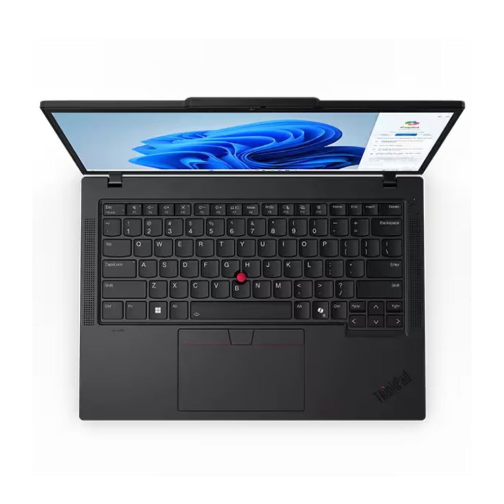 lenovo thinkpad t14 ultra 5 top view