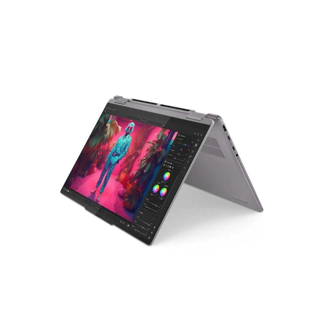 lenovo yoga 7 2 in 1 ryzen 5 inverted view