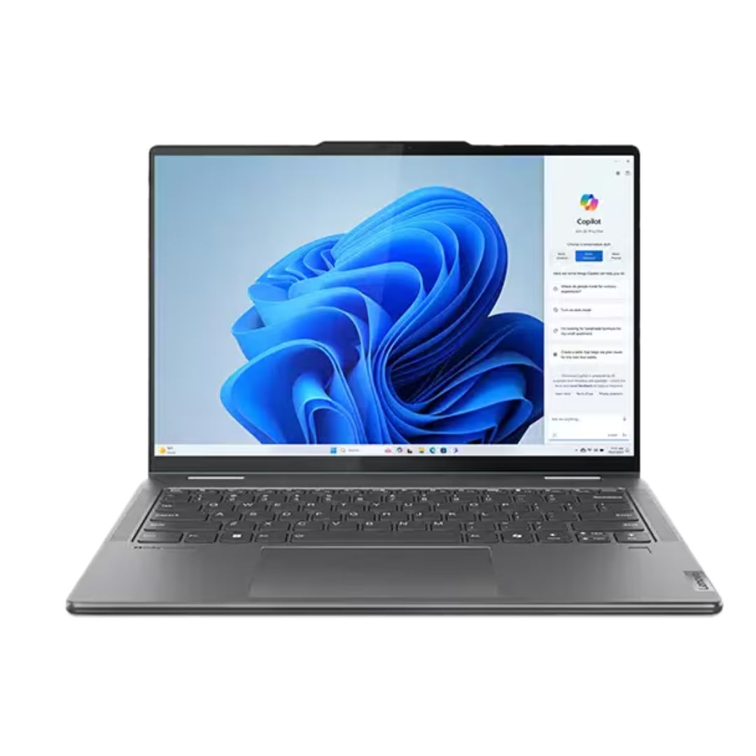 lenovo yoga 7 2 in 1 core ultra 5 front view