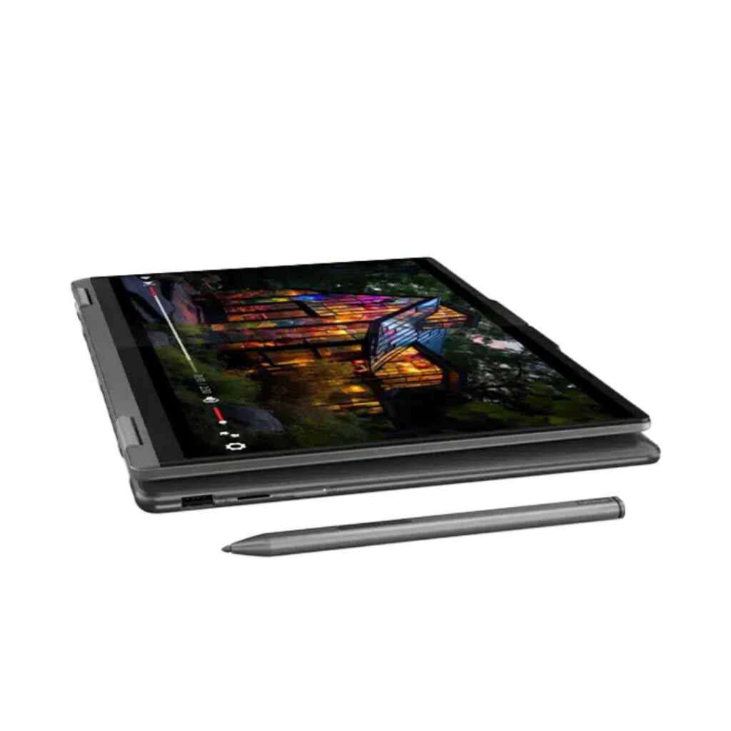 lenovo yoga 7 2 in 1 core ultra 5 flat view