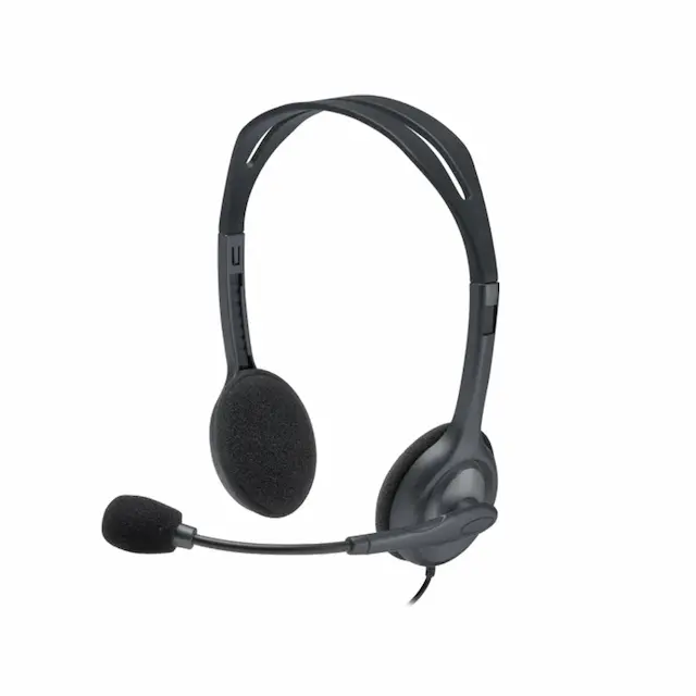 logitech h111 stereo headset in nepal front
