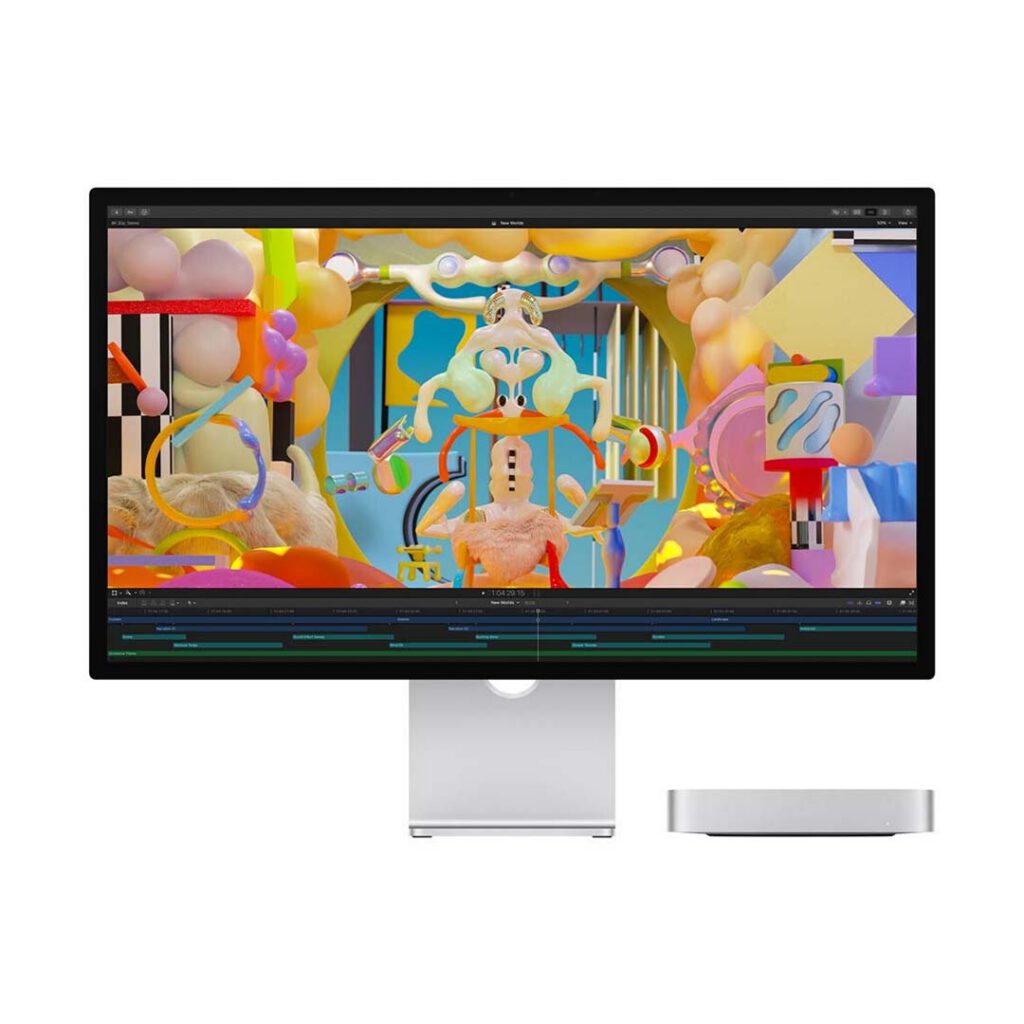 apple mac mini desktop front view