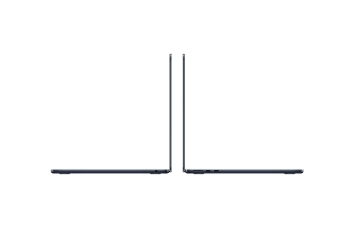 macbook air m3 ports view