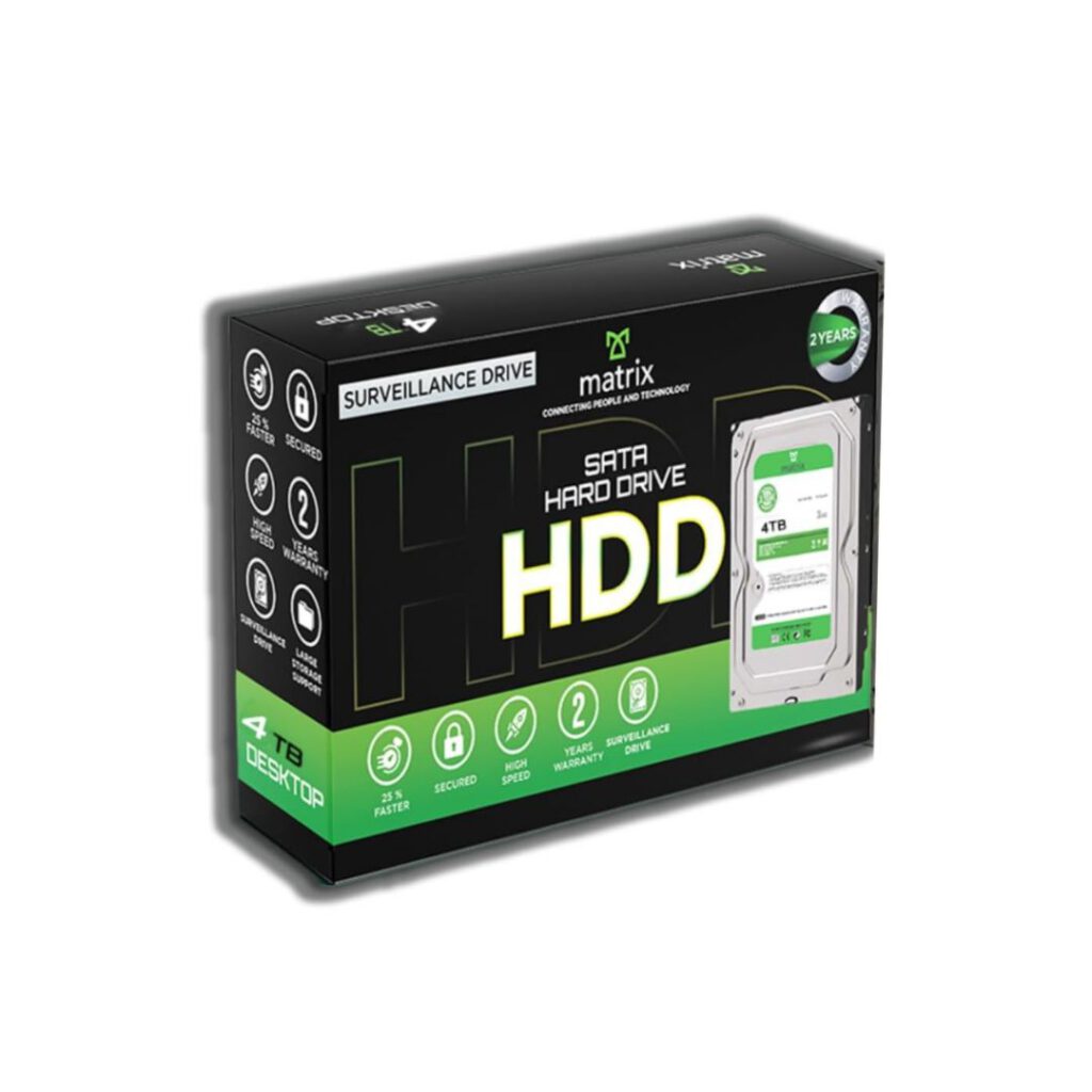 matrix 4tb sata hard drive desktop box