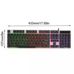 milange k6 rgb keyboard in nepal dimension