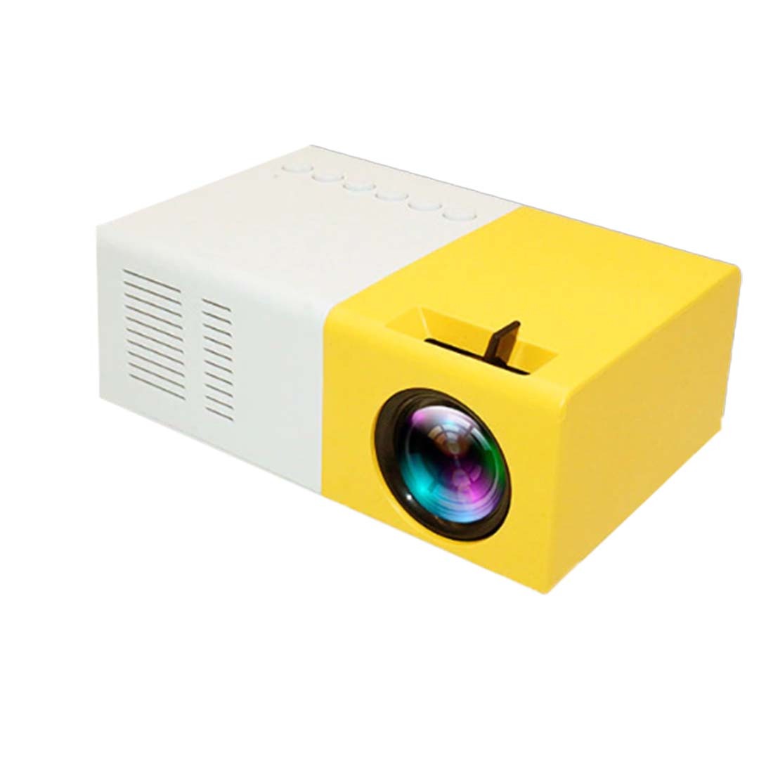 Portable Mini Projector, Full Color LED LCD Video Projector