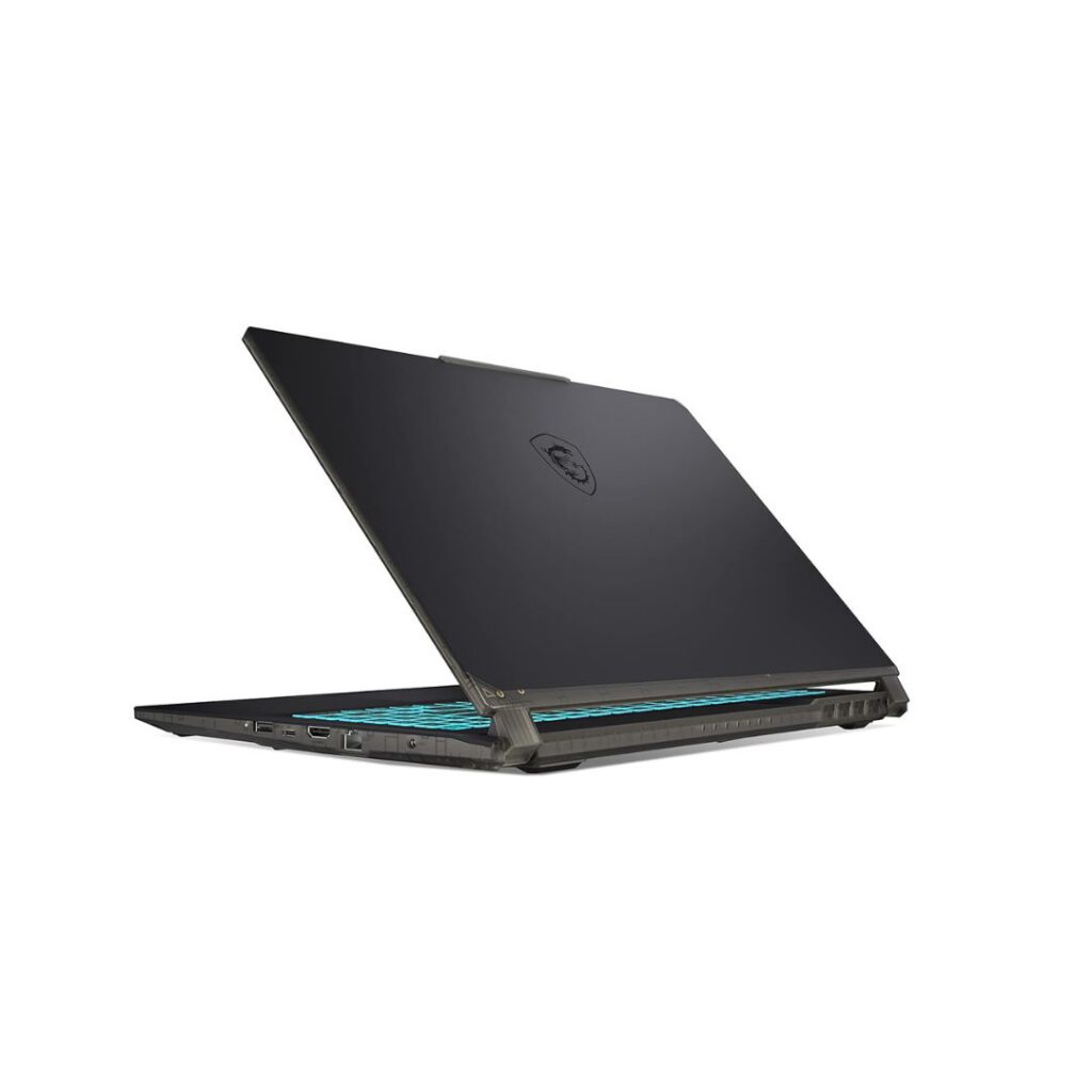 msi cyborg 15 gaming core i5 12th gen right back view