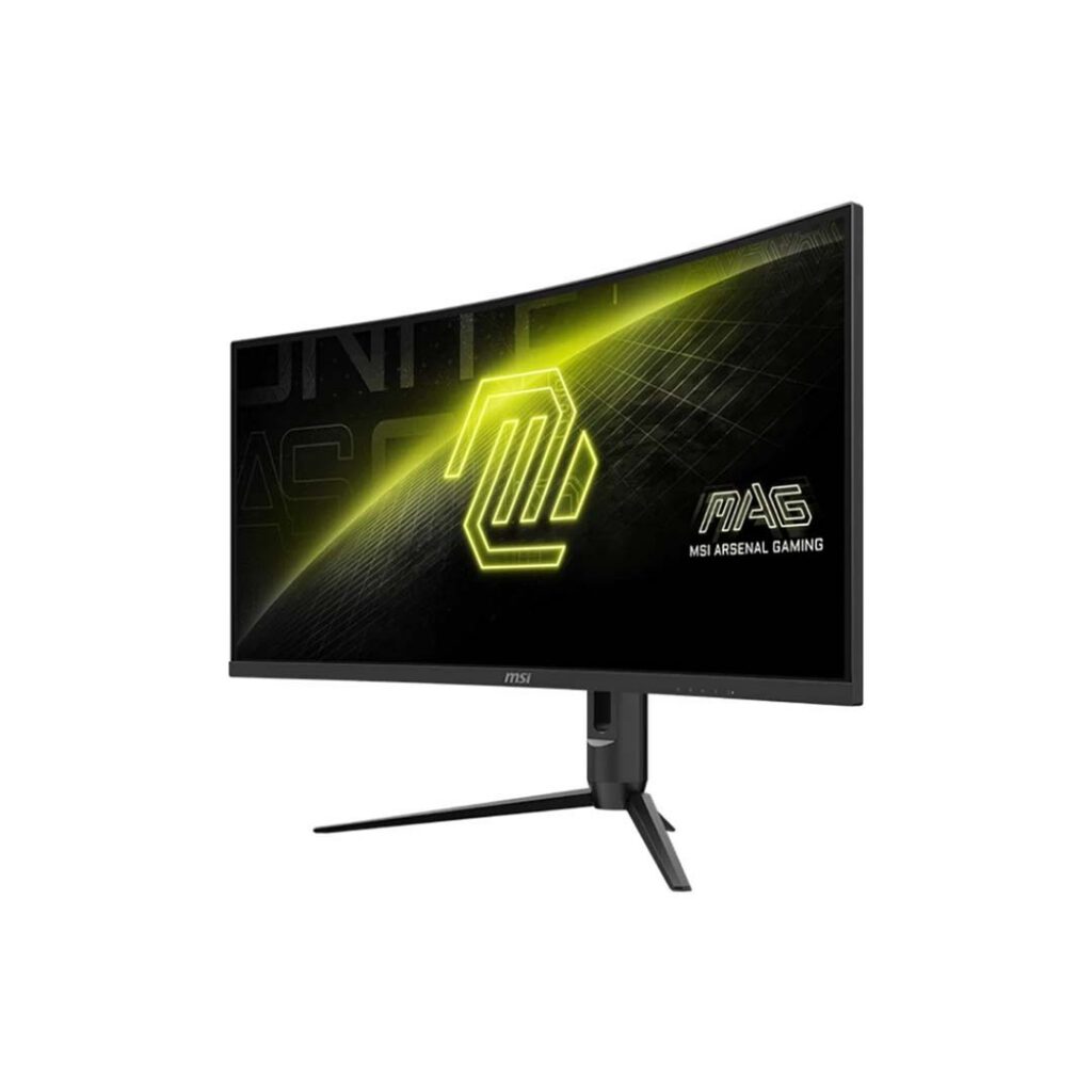 msi mag 342cqr e2 curved ultrawide gaming monitor right side view