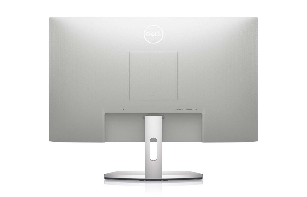 dell 24 inch monitor 75hz refresh rate back view