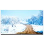 unv 55 inch 4k surveillance monitor front