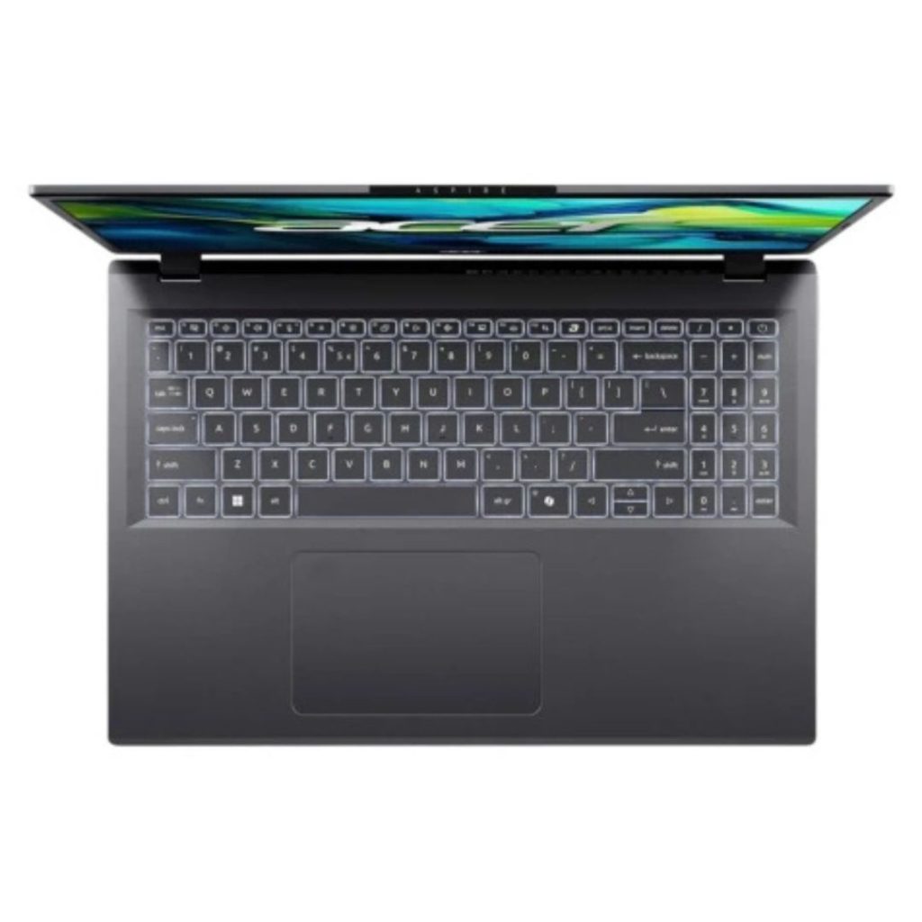 acer aspire 16 core 7 top view