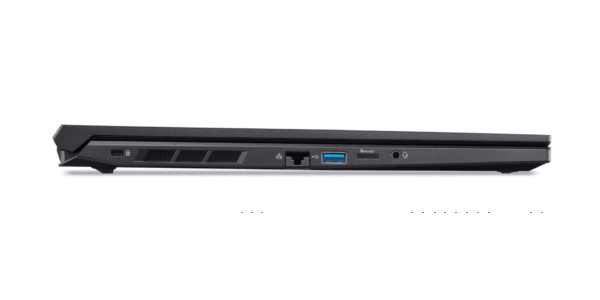 acer nitro v 16 left ports view