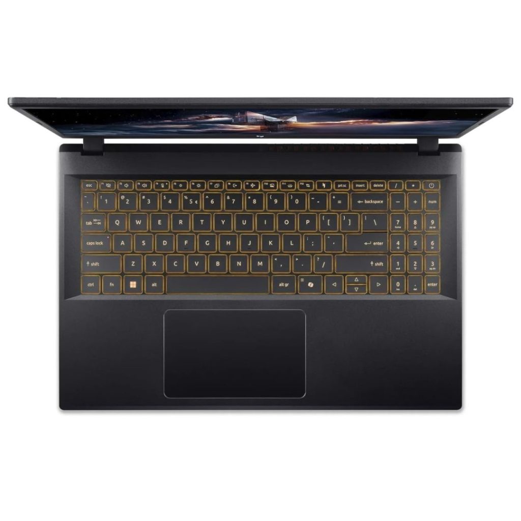 acer nitro v15 core i5 top view