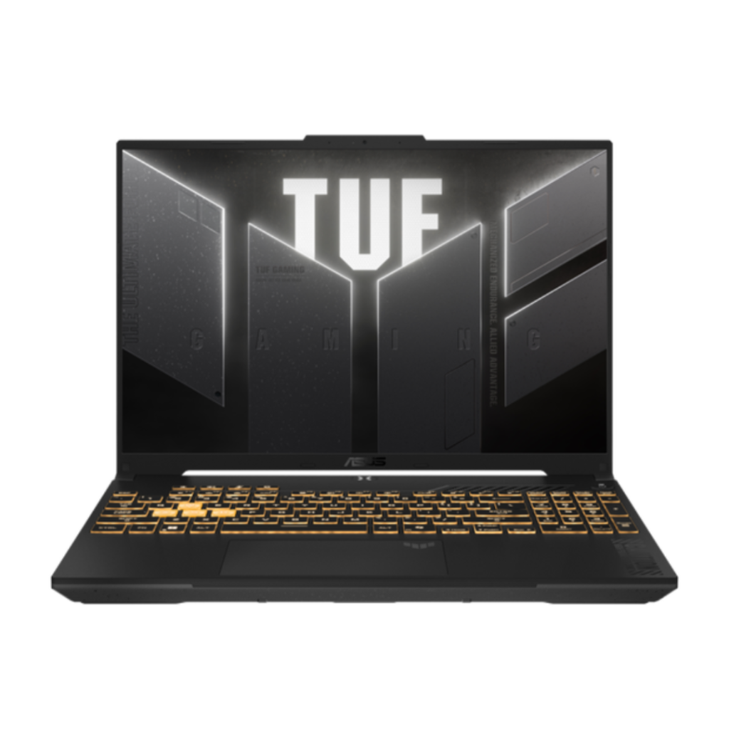 asus tuf gaming a16 ryzen 7 front view