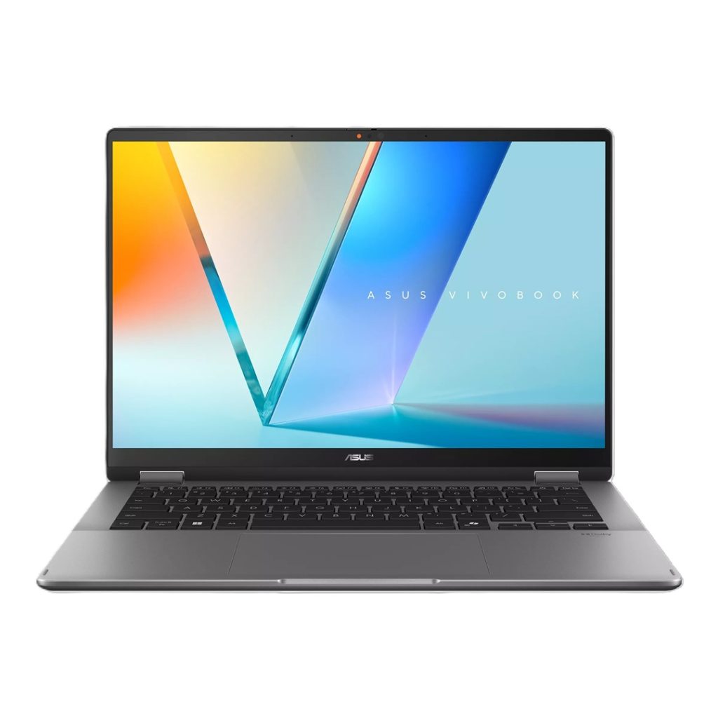 asus vivobook 14 flip core 7 front view