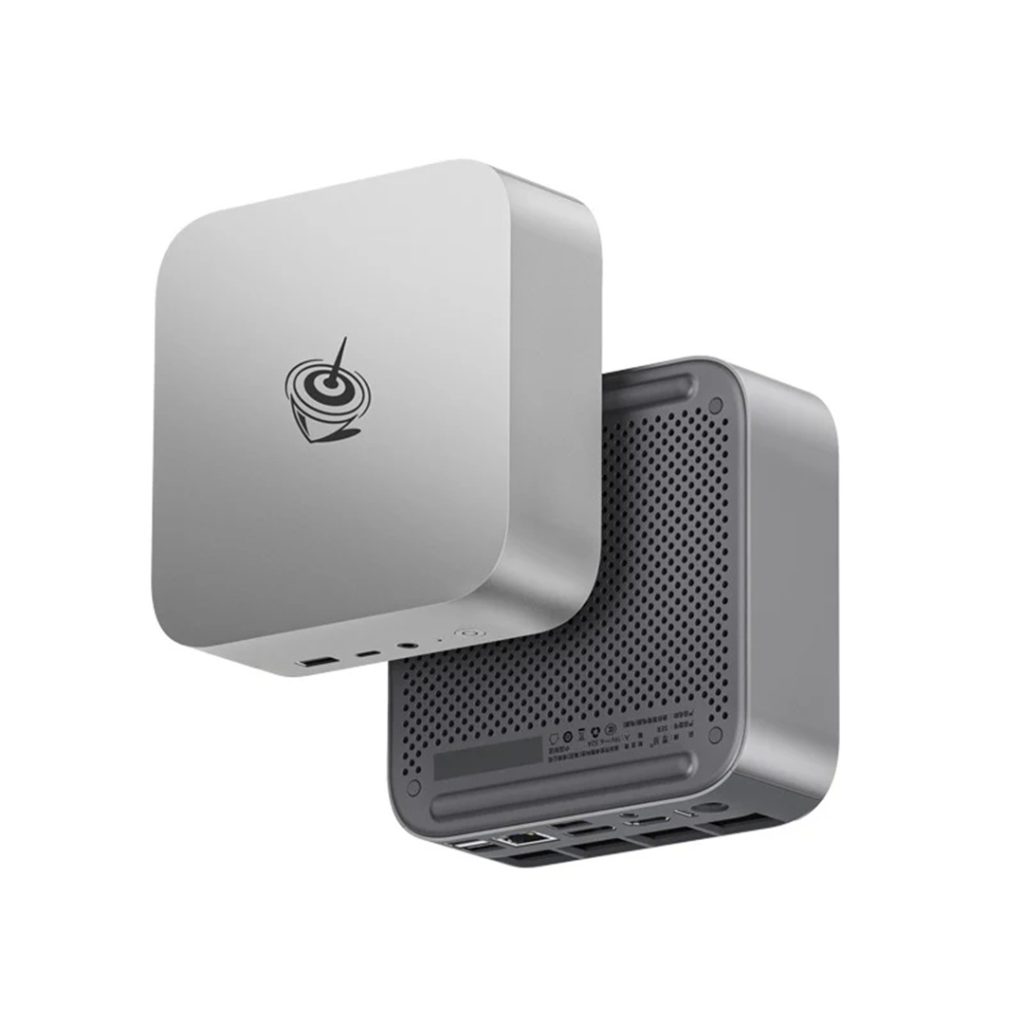 beelink mini pc ryzen 7 front and back