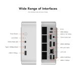 beelink mini pc ryzen 7 ports label