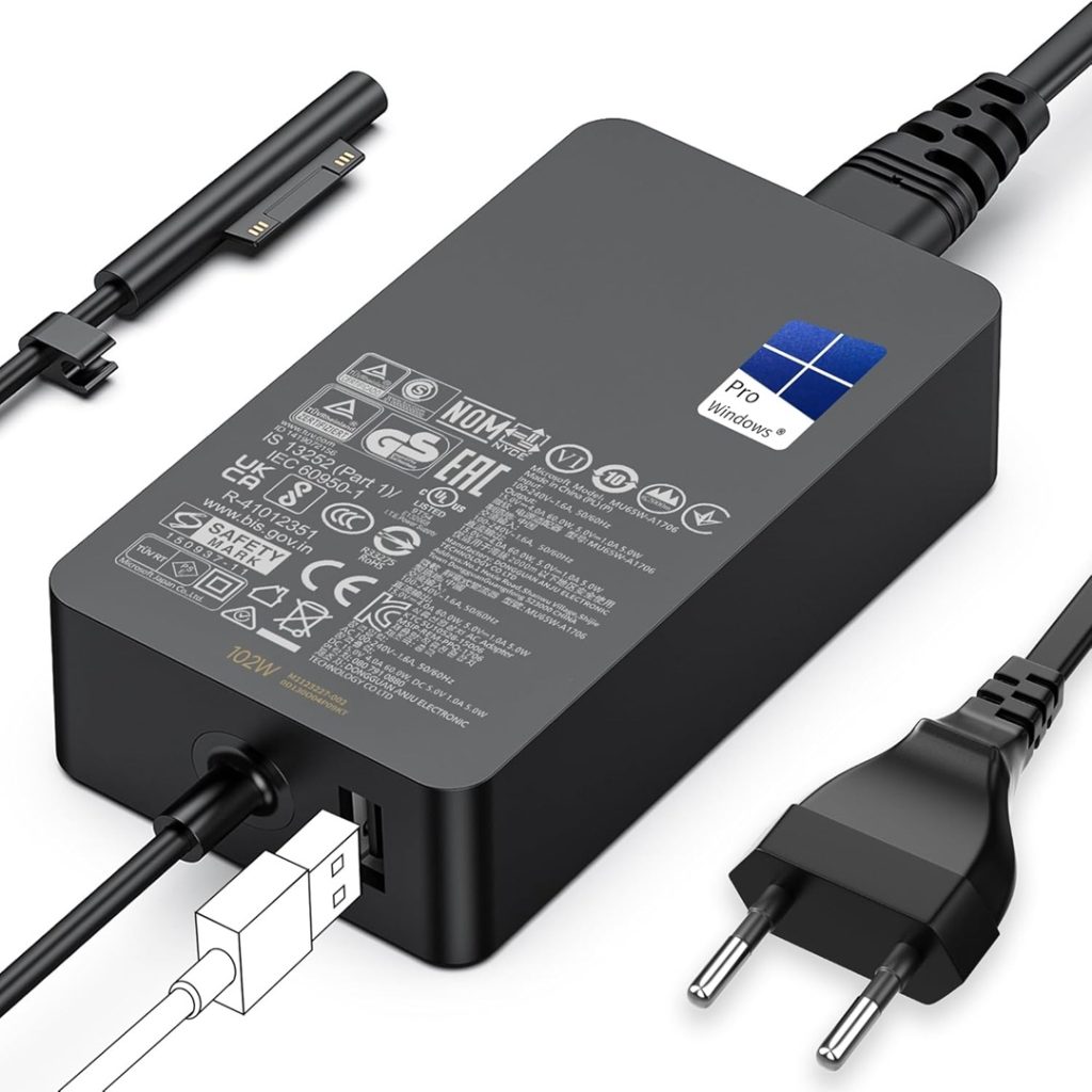 microsoft surface charger 102w