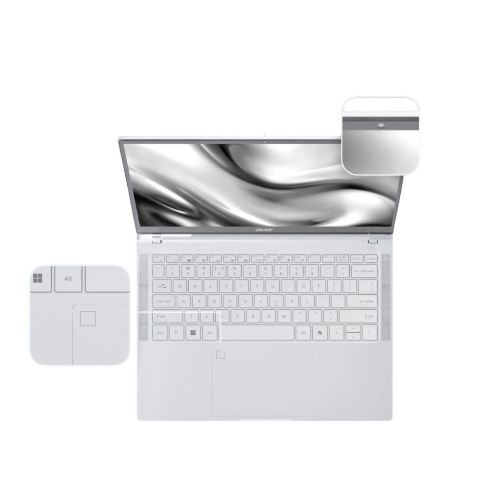 acer swift neo top view